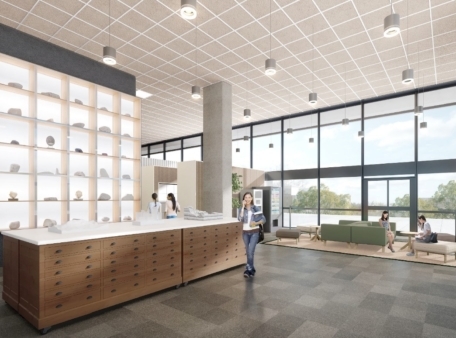 Binnenkant gebouw render CiTG