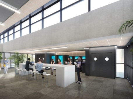 Binnekant gebouw CiTG render