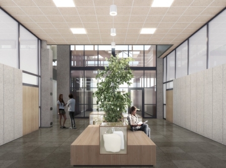CiTG gebouw binnenkant render