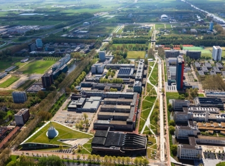 campus van boven gezien
